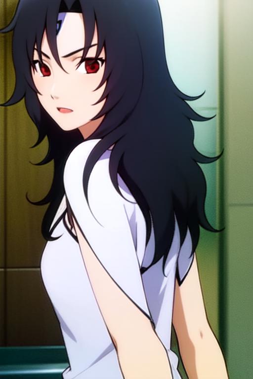 07266-1835541726-1girl, long hair, black hair, solo, looking at the viewer, forehead protector, red eyes.png